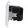 Jung SCHUKO USB-Steckdose Typ AC Komplett-Set Serie AS: Steckdose A152015CAWW und 1-fach Rahmen AS581WW Alpinweiß