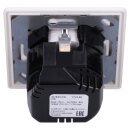 Jung SCHUKO USB-Steckdose Typ AC Komplett-Set Serie AS: 2x Steckdose A152015CAWW und 2x 1-fach Rahmen AS581WW Alpinweiß
