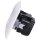 Jung SCHUKO USB-Steckdose Typ A Komplett-Set Serie AS: Steckdose A152018AWW und 1-fach Rahmen AS581WW Alpinweiß