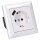 Jung SCHUKO USB-Steckdose Typ A Komplett-Set Serie AS: Steckdose A152018AWW und 1-fach Rahmen AS581WW Alpinweiß