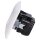Jung SCHUKO USB-Steckdose Typ A Komplett-Set Serie AS: 2x Steckdose A152018AWW und 2x 1-fach Rahmen AS581WW Alpinweiß