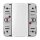 Jung CD5236TSM Tastsensor-Modul 24 V AC/DC (Duroplast) Weiß Serie CD