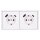 Jung SCHUKO USB-Steckdose Typ AC Komplett-Set Serie LS: 2x Steckdose LS152015CAWW und 2-fach Rahmen LS982WW Alpinweiß