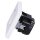 Jung SCHUKO USB-Steckdose Typ AC Komplett-Set Serie LS: 2x Steckdose LS152015CAWW und 2x 1-fach Rahmen LS981WW Alpinweiß