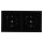 Jung SCHUKO USB-Steckdose Typ C Komplett-Set Serie LS: 2x Steckdose LS152018CSW und 2-fach Rahmen LS982SW Schwarz