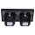 Jung SCHUKO USB-Steckdose Typ C Komplett-Set Serie LS: 2x Steckdose LS152018CSW und 2-fach Rahmen LS982SW Schwarz