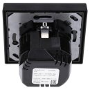 Jung SCHUKO USB-Steckdose Typ AC Komplett-Set Serie LS: Steckdose LS152015CASW und 1-fach Rahmen LS981SW Schwarz