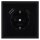 Jung SCHUKO USB-Steckdose Typ AC Komplett-Set Serie LS: 2x Steckdose LS152015CASW und 2x 1-fach Rahmen LS981SW Schwarz