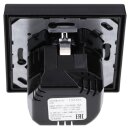 Jung SCHUKO USB-Steckdose Typ A Komplett-Set Serie LS: Steckdose LS152018ASW und 1-fach Rahmen LS981SW Schwarz