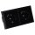 Jung SCHUKO USB-Steckdose Typ A Komplett-Set Serie LS: 2x Steckdose LS152018ASW und 2-fach Rahmen LS982SW Schwarz