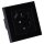 Jung SCHUKO USB-Steckdose Typ AC Komplett-Set Serie A: Steckdose A152015CASW und 1-fach Rahmen A5581BFSW Schwarz