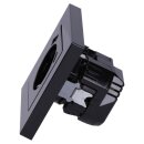 Jung SCHUKO USB-Steckdose Typ AC Komplett-Set Serie A: 2x Steckdose A152015CASW und 2x 1-fach Rahmen A5581BFSW Schwarz