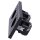 Jung SCHUKO USB-Steckdose Typ A Komplett-Set Serie A: 2x Steckdose A152018ASW und 2-fach Rahmen A5582BFSW Schwarz