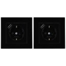 Jung SCHUKO USB-Steckdose Typ A Komplett-Set Serie A: 2x...