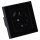 Jung SCHUKO USB-Steckdose Typ A Komplett-Set Serie A: 2x Steckdose A152018ASW und 2x 1-fach Rahmen A5581BFSW Schwarz