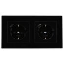 Jung SCHUKO USB-Steckdose Typ C Komplett-Set Serie A: 2x...