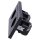 Jung SCHUKO USB-Steckdose Typ C Komplett-Set Serie A: 2x Steckdose A152018CSW und 2-fach Rahmen A5582BFSW Schwarz