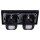 Jung SCHUKO USB-Steckdose Typ C Komplett-Set Serie A: 2x Steckdose A152018CSW und 2-fach Rahmen A5582BFSW Schwarz
