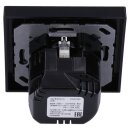 Jung SCHUKO USB-Steckdose Typ C Komplett-Set Serie A: 2x Steckdose A152018CSW und 2x 1-fach Rahmen A5581BFSW Schwarz