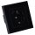 Jung SCHUKO USB-Steckdose Typ C Komplett-Set Serie A: 2x Steckdose A152018CSW und 2x 1-fach Rahmen A5581BFSW Schwarz