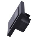 Jung Smart Radio DAB Komplett-Set Schwarz Serie A DABASW mit 1-fach Rahmen A5581BFSW