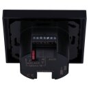Jung Smart Radio DAB Komplett-Set Schwarz Serie A DABASW mit 1-fach Rahmen A5581BFSW