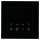 Jung Smart Radio DAB Komplett-Set Schwarz Serie A DABASW mit 1-fach Rahmen A5581BFSW