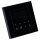 Jung Smart Radio DAB Komplett-Set Schwarz Serie A DABASW mit 1-fach Rahmen A5581BFSW