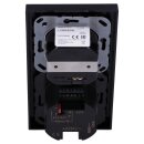 Jung Smart Radio DAB Komplett-Set Schwarz Serie A DABASW mit 1 Lautsprecher LSMA4SW und 2-fach Rahmen A5582BFSW