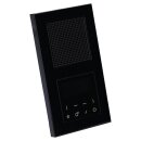 Jung Smart Radio DAB Komplett-Set Schwarz Serie A DABASW mit 1 Lautsprecher LSMA4SW und 2-fach Rahmen A5582BFSW