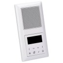 Jung Smart Radio DAB Komplett-Set Weiß Serie AS DABA1WW mit Lautsprecher und 2-fach Rahmen AS582WW