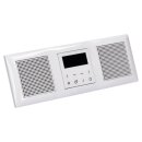 Jung Smart Radio DAB Komplett-Set Weiß Serie AS DABA2WW mit 2 Lautsprechern und 3-fach Rahmen AS583WW