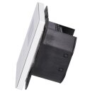 Jung Smart Radio DAB Komplett-Set Weiß Serie LS DABLSWW mit 1-fach Rahmen LS981WW