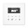Jung Smart Radio DAB Komplett-Set Weiß Serie LS DABLSWW mit 1-fach Rahmen LS981WW