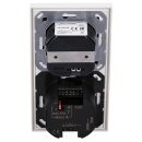 Jung Smart Radio DAB Komplett-Set Weiß Serie LS DABLS1WW mit Lautsprecher und 2-fach Rahmen LS982WW