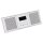 Jung Smart Radio DAB Komplett-Set Weiß Serie LS DABLS2WW mit 2 Lautsprechern und 3-fach Rahmen LS983WW