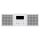 Jung Smart Radio DAB Komplett-Set Weiß Serie LS DABLS2WW mit 2 Lautsprechern und 3-fach Rahmen LS983WW