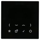 Jung Smart Radio DAB Komplett-Set Schwarz Serie LS DABLSSW mit 1-fach Rahmen LS981SW