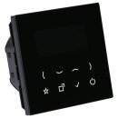 Jung Smart Radio DAB Komplett-Set Schwarz Serie LS DABLSSW mit 1-fach Rahmen LS981SW