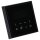 Jung Smart Radio DAB Komplett-Set Schwarz Serie LS DABLSSW mit 1-fach Rahmen LS981SW