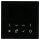 Jung Smart Radio DAB Komplett-Set Schwarz Serie LS DABLSSW mit 1-fach Rahmen LS981SW