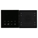 Jung Smart Radio DAB Komplett-Set Schwarz Serie LS DABLS1SW mit Lautsprecher und 2-fach Rahmen LS982SW