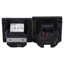 Jung Smart Radio DAB Komplett-Set Schwarz Serie LS DABLS1SW mit Lautsprecher und 2-fach Rahmen LS982SW