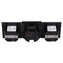 Jung Smart Radio DAB Komplett-Set Schwarz Serie LS DABLS2SW mit 2 Lautsprechern und 3-fach Rahmen LS983SW