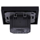 Jung USB-Ladegerät Komplett-Set Schwarz Serie A USB15CASW mit Abdeckung A1569USBSW und 1-fach Rahmen A5581BFSW