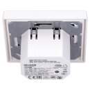 Jung USB-Ladegerät Komplett-Set Weiß Serie LS USB15CAWW mit Abdeckung LS1969USBWW und 1-fach Rahmen LS981WW