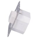 Jung USB-Ladegerät Komplett-Set Weiß Serie LS USB15CAWW mit Abdeckung LS1969USBWW und 1-fach Rahmen LS981WW