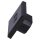 Jung USB-Ladegerät Komplett-Set Schwarz Serie LS USB15CASW mit Abdeckung LS1969USBSW und 1-fach Rahmen LS981SW