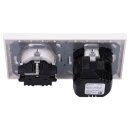 Jung SCHUKO USB-Steckdose Typ AC Komplett-Set Serie A: 1x USB-Steckdose A152015CAWW und 1x Steckdose A1520KIWW und 2-fach Rahmen A5582BFWW Alpinweiß