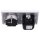 Jung SCHUKO USB-Steckdose Typ AC Komplett-Set Serie A: 1x USB-Steckdose A152015CAWW und 1x Steckdose A1520KIWW und 2-fach Rahmen A5582BFWW Alpinweiß